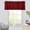 Red, variant on Cottage Style Window Valance, Solid Color Curtain Valance with Rod Pocket, 54x18 Inch Home Decor for Kitchen and Living Room, 1 Piece