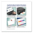 thumbnail image 7 of "Customizable Table Of Contents Ready Index Multicolor Dividers, 12-Tab, Jan. To Dec., 11 X 8.5, 6 Sets | Bundle of 10 Packs", 7 of 7