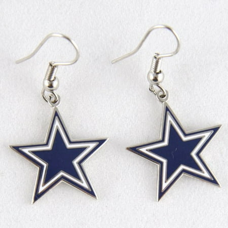 Oakland Raiders Logo Earrings - Dallas Cowboys Logo Wire Earrings - No Size