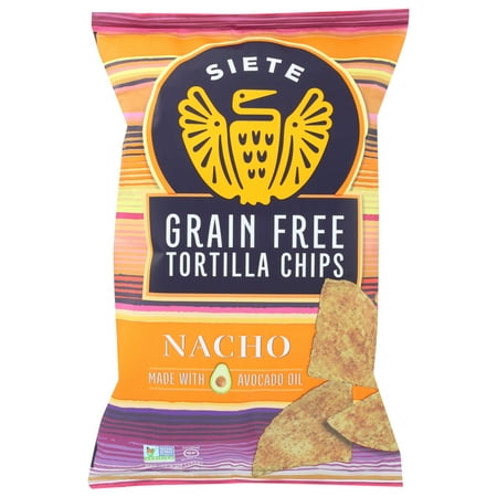 (12 Pack) Siete Tortilla Chip - Nacho , 5 Oz