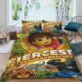 thumbnail image 2 of Go Diego Go Conjunto de sábanas temático, trío de piezas, cómodo y amigable con la piel, diseño único, regalo de decoración para el hogar para familiares, amigos y fans,135cm *200cm, 2 of 6
