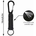 thumbnail image 2 of 2 Pieces Key Ring, Outdoor Paracord Key Ring With Snap Hook Key Straps For Hiking, Outdoor, Camping, 2 of 5