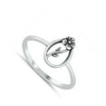 thumbnail image 4 of Cute Flower Bud Vase Plant Ring .925 Sterling Silver Band Jewelry Female Male Unisex Size 9, 4 of 4
