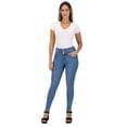 thumbnail image 3 of Pantalón Skinny Britos Jeans Mujer Azul Corazón 023949, 3 of 5