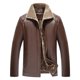 thumbnail image 3 of Ropa de cuero para hombres de mediana edad y mayores, chaqueta de cuero para hombres, 3 of 4
