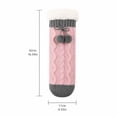 thumbnail image 4 of Voska Winter Warm Thick Fleece Lined Non Slip Floor Socks Adult Cozy Home Slipper Socks with Grippers Indoor Anti Skid Socks for Men Women Gray One Size, 4 of 5
