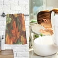 thumbnail image 7 of Yayeee 100% Cotton Hand Towels for Bathroom 16" x 28" Soft Absorbent Kitchen Towel, Colorful Autumn Leaves, 7 of 7