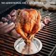 thumbnail image 4 of Parrilla para asar pavos de Navidad de Acción de Gracias, soporte para latas de cerveza, asador de pollo vertical de acero inoxidable para pavo de Camp Chef, 4 of 5