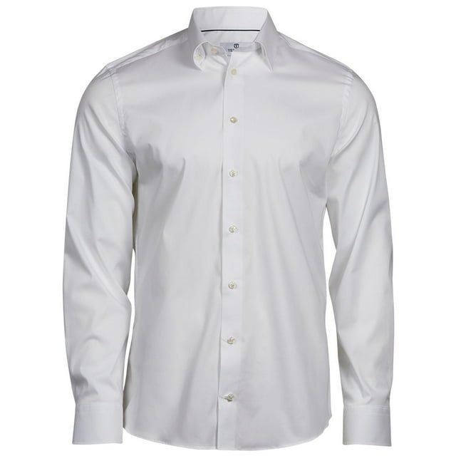 Tee Jays Chemise de Luxe Extensible à Manches Longues pour Hommes