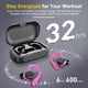 thumbnail image 4 of Auriculares inalámbricos con estuche de carga, sonido estéreo resistente al agua y micrófono integrado para practicar deporte y correr, 4 of 6