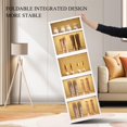 thumbnail image 3 of - Foldable Shoe Rack Organizer for Closet Pairs Collapsible Plastic Shoe Shelf Large Shoes Cabinet with Door Clear Stackable Storage Box Easy Assembly, 3 of 7