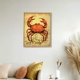 thumbnail image 3 of Nawypu Steam Punk Art Crab Painting Poster Canvas Wall Art Prints for Wall Decor Room Decor Bedroom Decor Gifts Posters Frame-style, 3 of 4