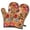 Pioneer Flower Floral, variant on Cute Oven Mitts,Pioneer Flower Floral Print Pattern Oven Mitt 2-Pack Set,Kitchen Gloves for Oven,Heat Resistant Oven Mitts 7.7"x12"