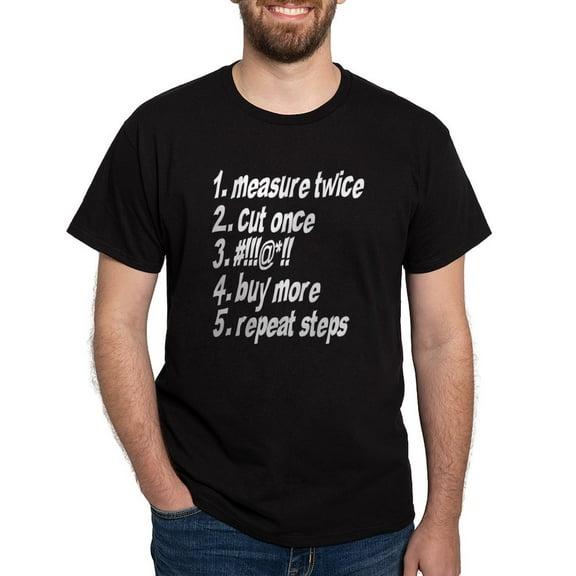 CafePress - Repeat Steps Dark T Shirt - Men's Classic Graphic Cotton T-Shirt