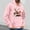 Pink, variant on EchfiProm Mens White Hoodies Graphic Pullover with Pockets Christmas Santa Hooded Outdoor Sweatshirt for Men M