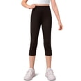 thumbnail image 2 of Sweet Hearts 3-Pack Girls Capri Leggings- Elastic Waist Capris for Girls Pants Tween Girls Clothes Clothing Made in USA, 2 of 6