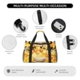 thumbnail image 4 of Disketp Honey Bee Bolsa de Viaje Tipo Duffle, Bolso de Mano para Fin de Semana para Mujer, Bolsa de Gimnasio Ligera para Hombre, Esencial para Viajes, 4 of 6