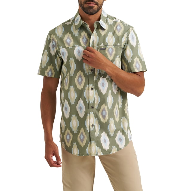 Wrangler® Men's Fraser Short Sleeve Single Pocket Shirt
