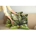 thumbnail image 2 of Ambesonne Nature Throw Pillow Cover 2 Pack, Majestic Tree Thailand, 16", Green Brown, 2 of 7