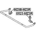 thumbnail image 2 of Febest REAR STABILIZER LINK # 0523-MZ3R OEM BP4K-28-170E, 2 of 2