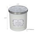 thumbnail image 2 of Christmas 10.5Oz Jar Candle Peppermint Bark, 2 of 3