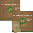 thumbnail image 2 of NOVEHA 120PCs Tea Tree & Coconut Oil Eyelid & Lash Wipes For Demodex, Blepharitis & Itchy Eyes, Eyelash Wipes With Aloe Vera, Daily Eye Cleanser, 2 of 6
