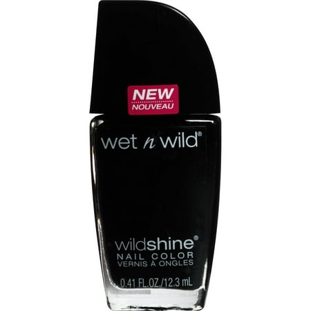 wet n wild Cirage sauvage Color Nail, 485D Noir Crème, 0,41 fl oz