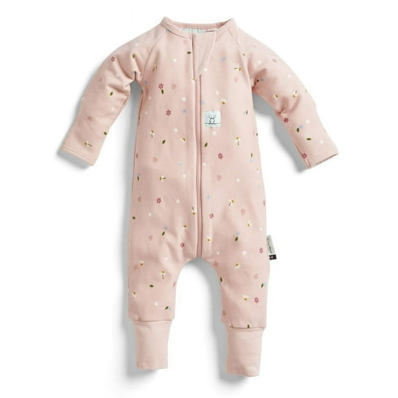 ergoPouch 1.0 TOG Long Sleeve Layer Made with GOTS Certified Organic Cotton - Unisex Toddler Layers are Crafted with the Utmost Care to Provide a Comfortable Sleep Experience (0-3 Months, Daisies)