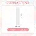 thumbnail image 2 of Uxcell Zip Bags, (2 x 8 Inch, Clear) (100 Pcs), 4.7 Mil Long Clear Plastic Zipper Reclosable Poly Bag, Suit for - Jewelry/Candy/Office Supplies, 2 of 7