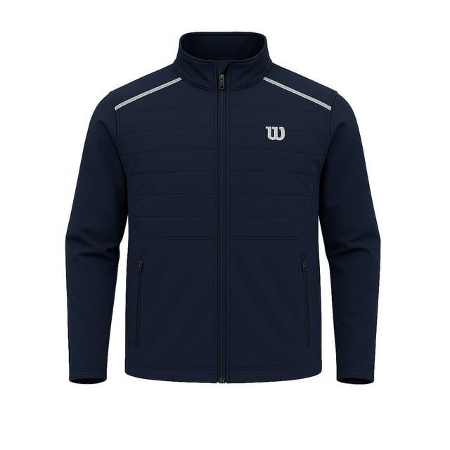 Chamarra Deportiva Wilson para Hombre Capitonada Color Marino Talla M