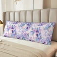 thumbnail image 5 of Naloa white Skull crystal flower Super Soft 20x60 Body Pillow Case,Long Side Hidden Zipper（PILLOWS ARE NOT INCLUDED）, 5 of 6