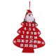 thumbnail image 1 of Calendario de Adviento de Navidad con diseño bonito, calendario de cuenta atrás de Navidad de fieltro, suministros de decoración, árbol de Navidad, 1 of 8