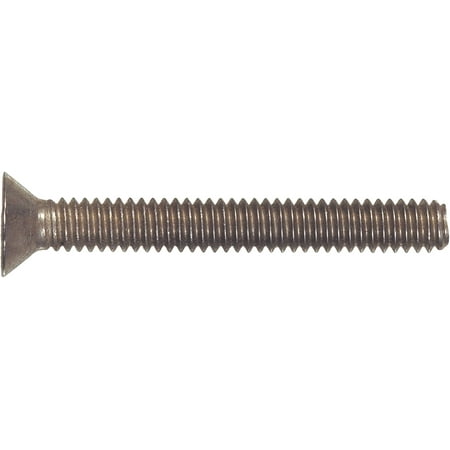 

8499 Stainless Steel Flat Head Phillips Machine Screw Stainless Steel 1/4 X 3/4 2-Pack
