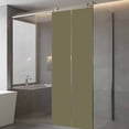 thumbnail image 4 of Sage Green Window Privacy Film, Brown Solid Color Simple Abstract Static Cling UV Sun Blocking Tint Film Heat Control Windows Films for Bedroom Bathroom, Window Stickers 29.5"x78.7", 4 of 8