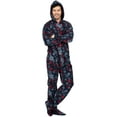 thumbnail image 4 of Footed Pajamas - Snowed In Adult Hoodie Fleece One Piece - Adult - XSmall (Fits 5'2 - 5'4"), 4 of 4