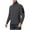 Dark Gray, variant on Ziynglg Men's Jacket Solid Color Long Sleeve Stand-Up Collar Zipper Pullover Fleece Coat