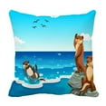 thumbnail image 1 of EREHome Sea otter living ocean Pillow Case Cover Set 18x18 Inch, 1 of 1
