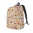 thumbnail image 1 of Fotbe Thanksgiving with Food Mochila de Lona con Estampado, Mochila Duradera, Mochila Versátil de Alta Calidad, Mochila Compacta Vintage-Small, 1 of 5