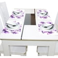 thumbnail image 4 of Purple Butterflies Watercolor 12×18 inch Placemats Heat Resistant Washable Foldable Rectangular Placemats Set Decoration Indoor Outdoor for Kitchen Dining Table 1PC, 4 of 8