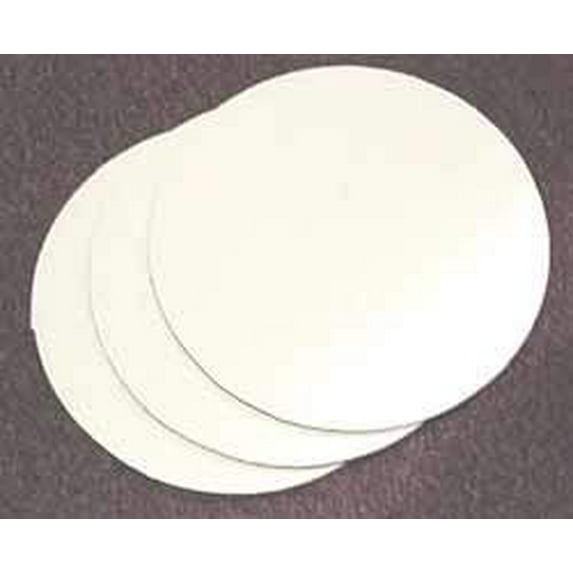 White Top Circle Cake Board, 1 Case - 12": 250 Pieces