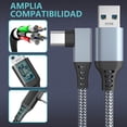 thumbnail image 3 of Cable Link de Transferencia YUTVXAC Negro para Oculus Quest 3 con Alta Velocidad y Carga Rápida para, 3 of 7