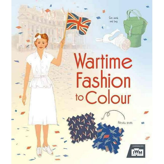 Wartime Fashion to Colour (Colouring Books) (Paperback)