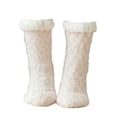 thumbnail image 2 of Naierhg Thermal socks 1 Pair Women Socks Dot Plush Autumn Winter Sweet Lightweight Floor Socks for Living Room 6, 2 of 8