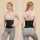 thumbnail image 5 of Entrenador de envoltura de cintura para mujer Banda de ajuste de envoltura de cintura abdominal Bulto abdominal Paquete de recorte abdominal - negro, 5 of 5