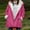 41Hot Pink, variant on Qeaghou Winter Coats for Women 2025 Warm Plus Size Fleece Lined Jackets Button Down Fuzzy Sherpa Hooded Parka Peacoat Outerwear