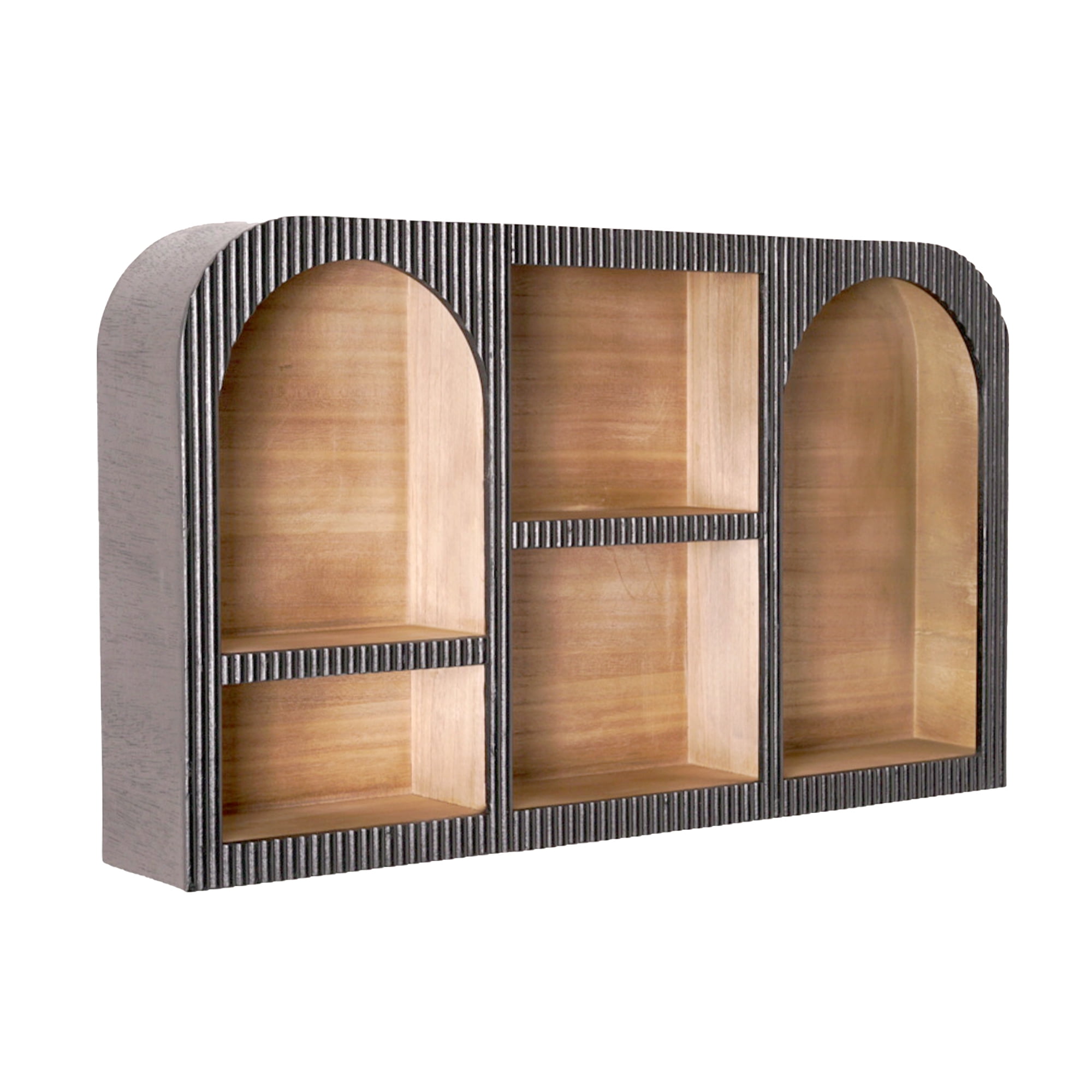 Beautiful Wooden Wall Mounted Cubby Shelf 30.5" X 18.25"