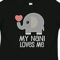 thumbnail image 4 of Inktastic My Nani Loves Me Grandchild Boys or Girls Baby T-Shirt, 4 of 5