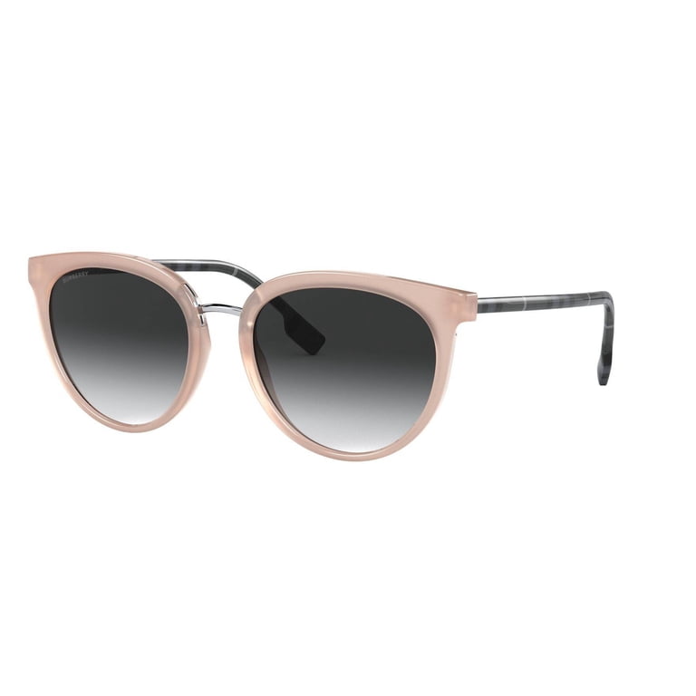 Burberry BE 4316 Sunglasses, Opal Pink Acetate, Round Womenâ 
