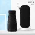thumbnail image 1 of Mini Flat 60% Color Handle Black Sun Umbrella Ladies Small Portable Bag Sun Umbrella Printable, 1 of 7