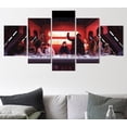 thumbnail image 1 of 5 Cuadros Decorativos Star Wars Ultima Cena Luz Roja Canvas Listo Para Colgar 150x84cm Jungle Art Impresion Tela Arte, 1 of 6